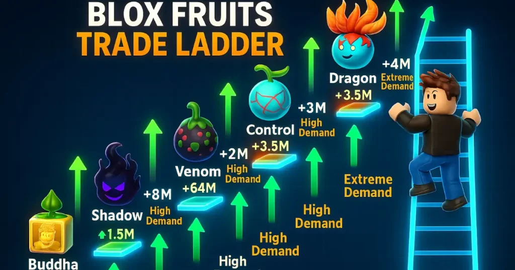 Blox Fruits Trade Ladder From Buddha to Dragon